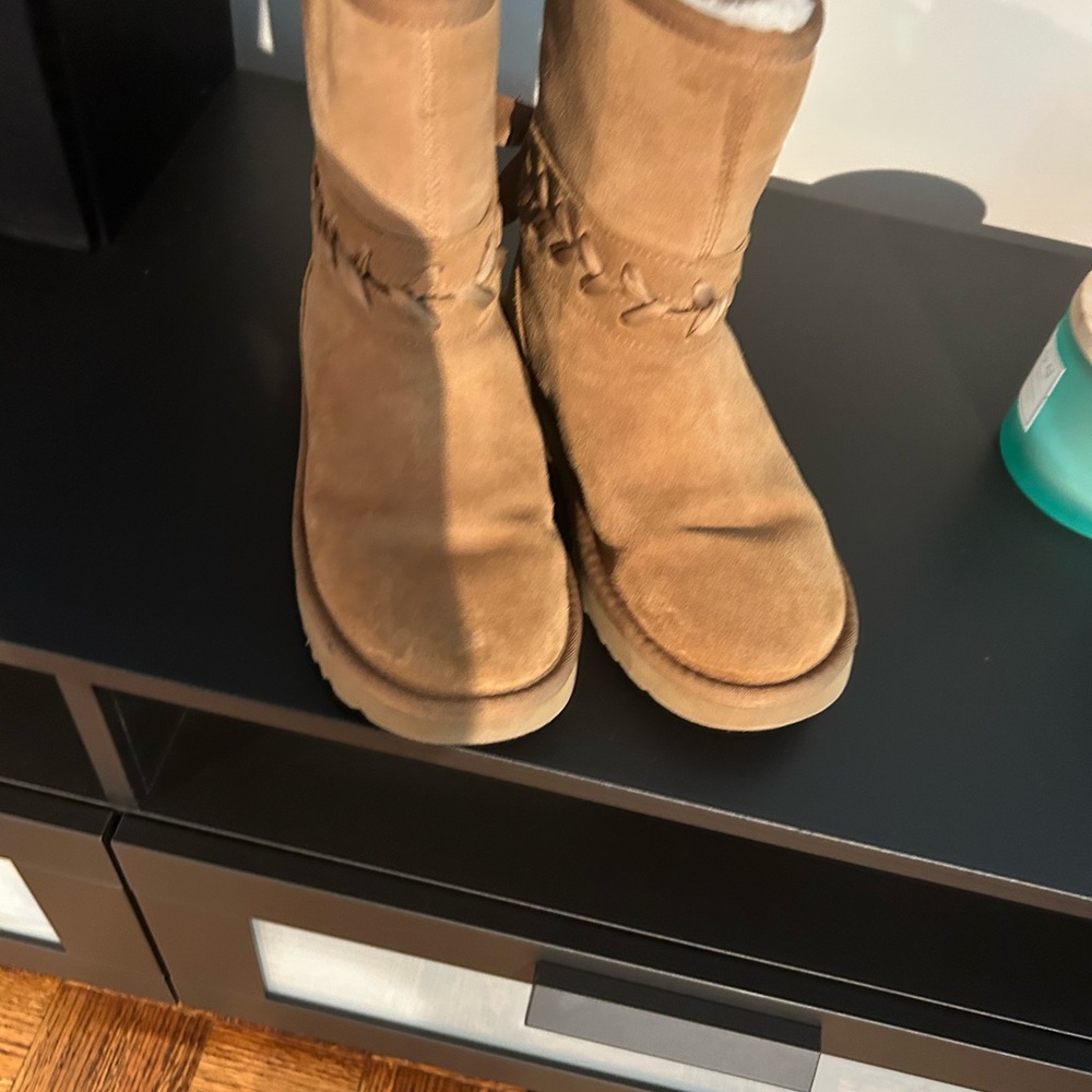 UGG Tan Ankle Boots